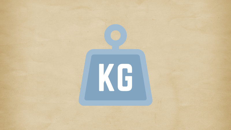 Đơn vị đo khối lượng phổ biến nhất là kilogam