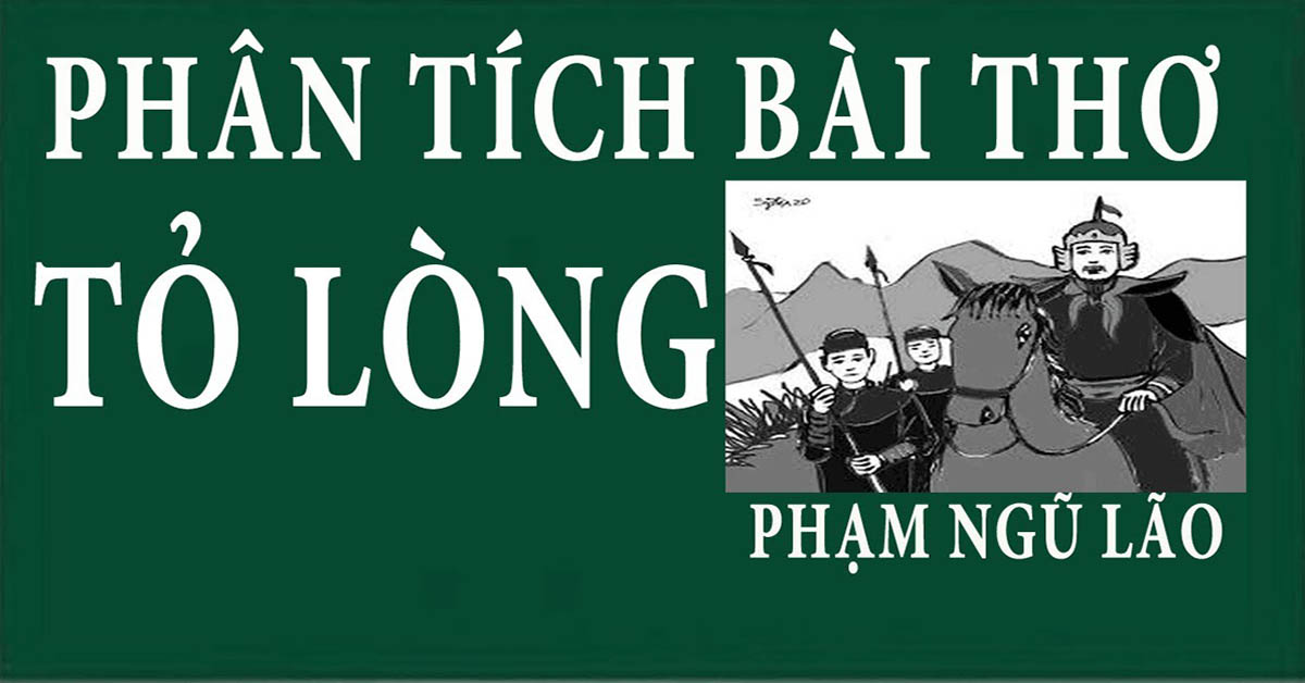 phân tích bài thơ tỏ lòng