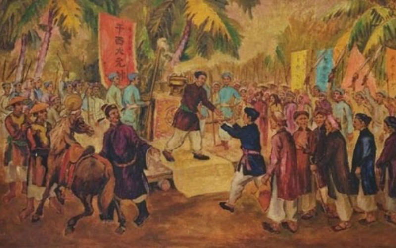 Dàn ý hình tượng người nông dân nghĩa sĩ Cần Giuộc