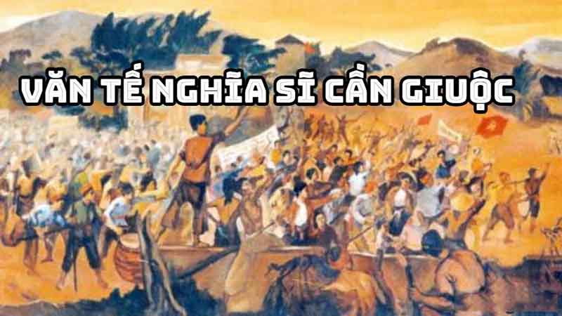 Niềm tiếc thương, cảm phục trước sự hi sinh cao cả của người nghĩa sĩ