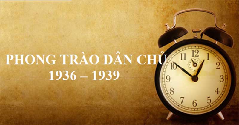 Chủ trương của Đảng trong những năm 1936 – 1939