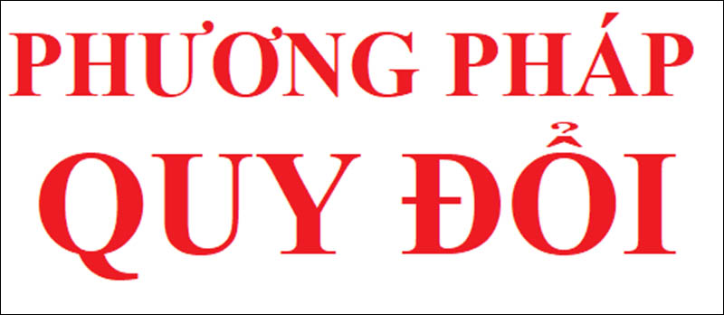 Phương pháp quy đổi trong hóa học