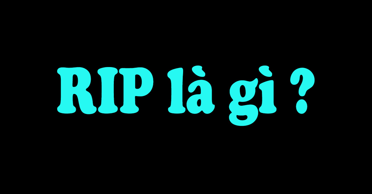 Rip là gì? Nguồn gốc và Ý nghĩa của thuật ngữ Rip