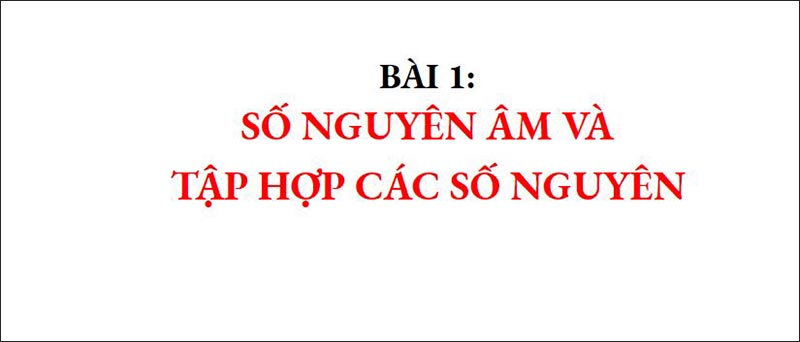 Tìm hiểu phép cộng hai số nguyên âm