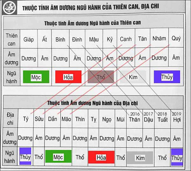 Thuộc tính âm dương ngũ hành