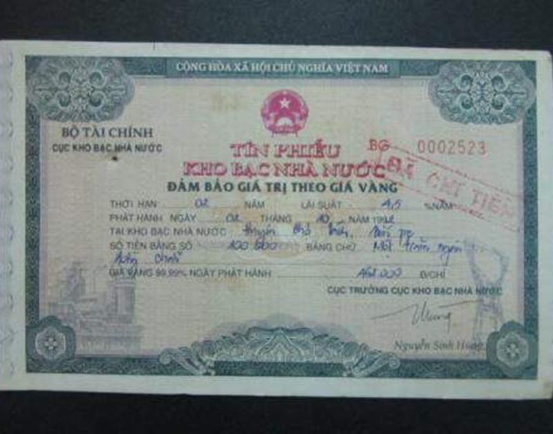 Phương thức phát hành tín phiếu