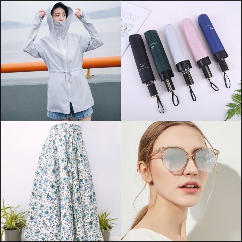 Trang phục khi ra ngoài chống tia UV