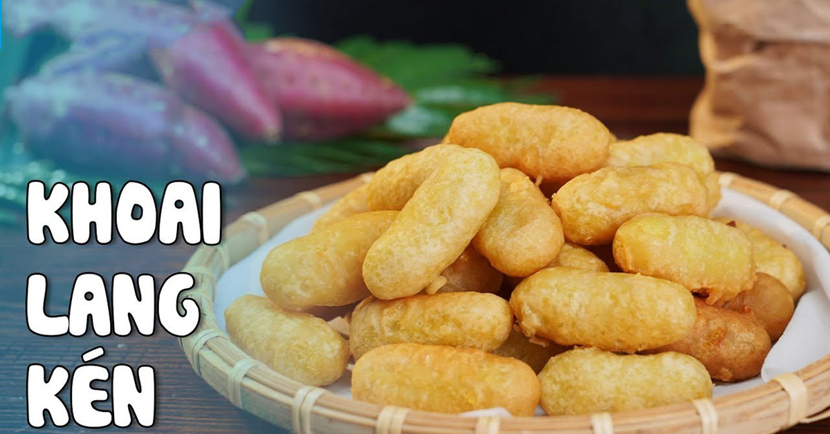 Cách làm khoai lang kén GIÒN RỤM ngây ngất ngon mê ly