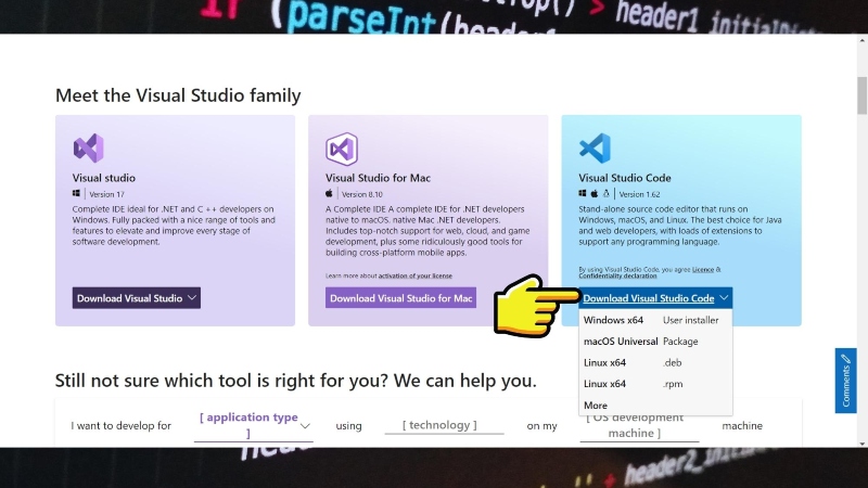 Link tải Visual Studio Code