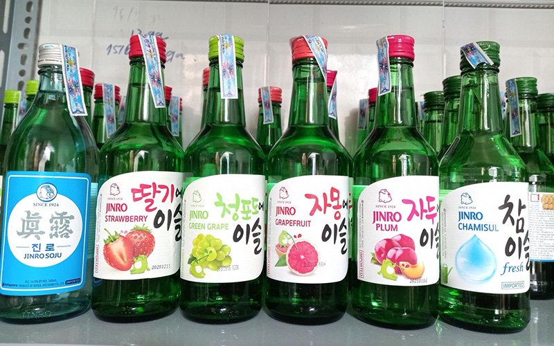 Các loại soju hoa quả