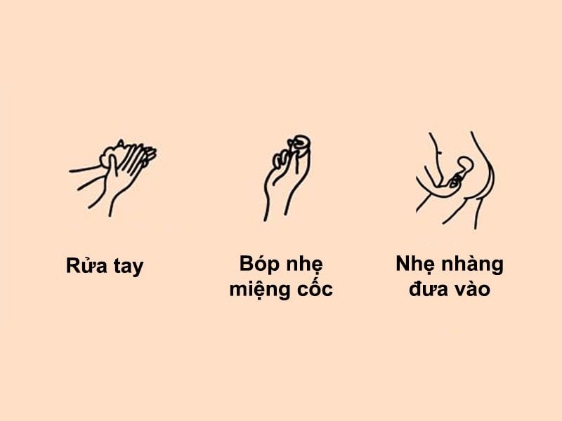 Hướng dẫn chi tiết cách đưa cốc nguyệt san vào bên trong âm đạo