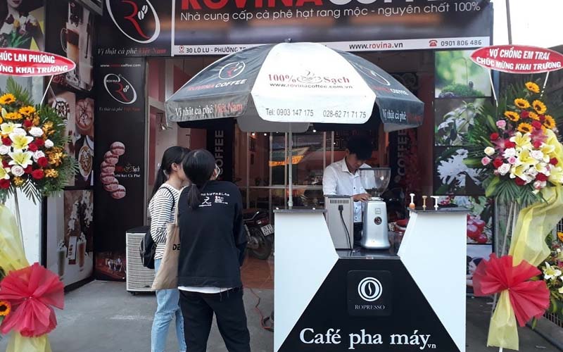 Cafe take away nhượng quyền