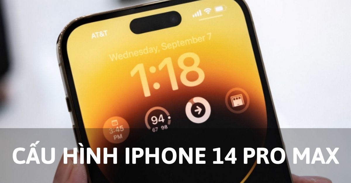 cấu hình iphone 14 pro max