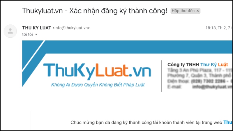 Email giao dịch