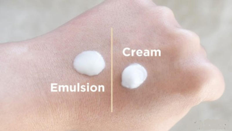 Phân biệt Emulsion và các loại kem dưỡng da