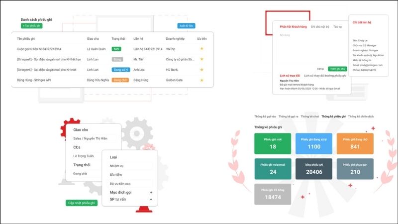 Tùy chỉnh các trường thông tin có trong ticket phù hợp với doanh nghiệp