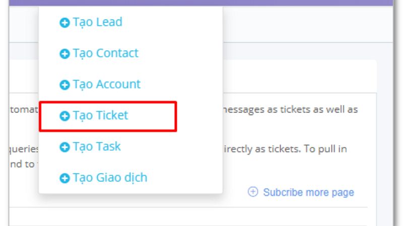 Tạo ticket bằng phương pháp thủ công hay tự động