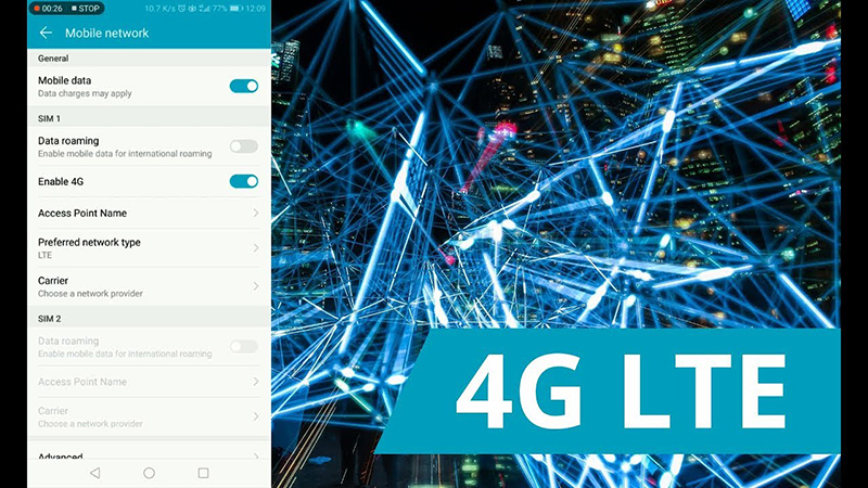 Cách dùng mạng 4G đối với Android