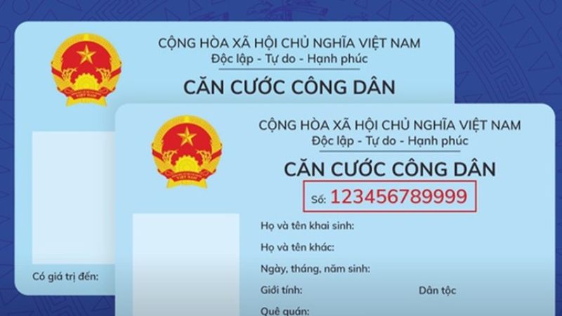Dãy 12 số trên căn cước công dân chính là mã định danh Dãy 12 số trên căn cước công dân chính là mã định danh