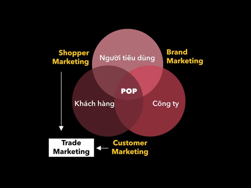 Shopper marketing và Customer marketing là nhiệm vụ chính của Trade marketing.