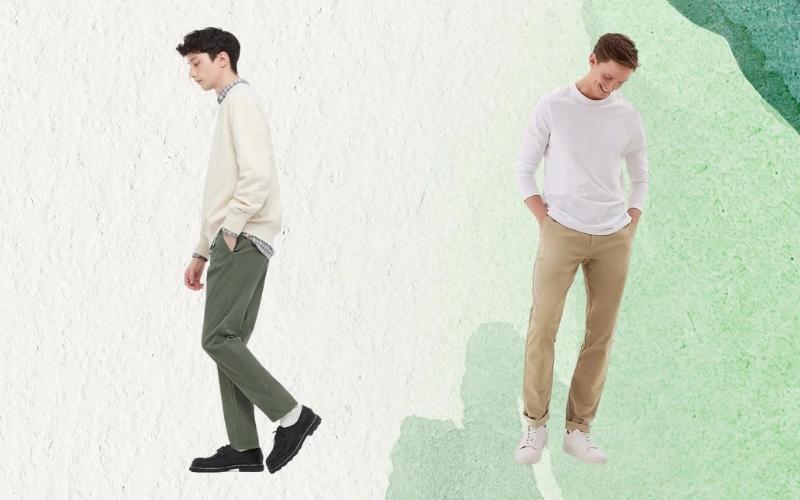 Quần chinos slim fit