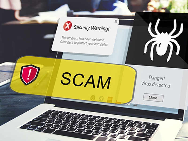 Scam qua các website lừa đảo