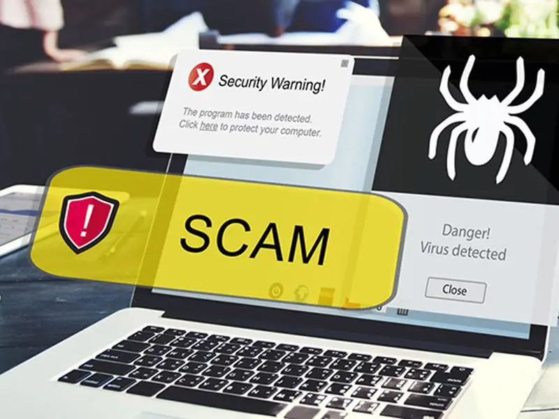 Scam qua các website lừa đảo