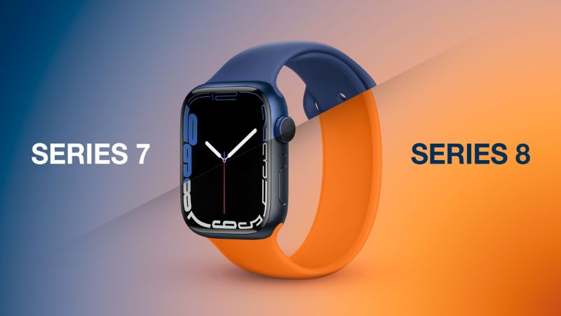 series 8 thì có kích thước giống với series 7