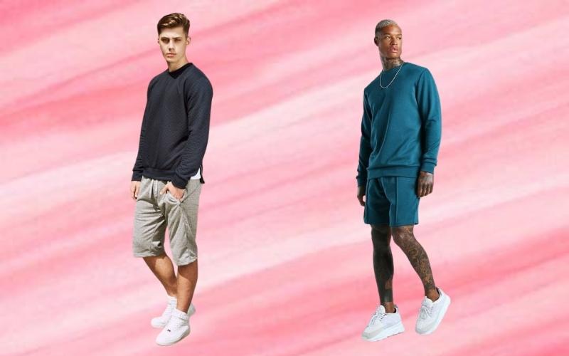 Sweatshirt và quần short