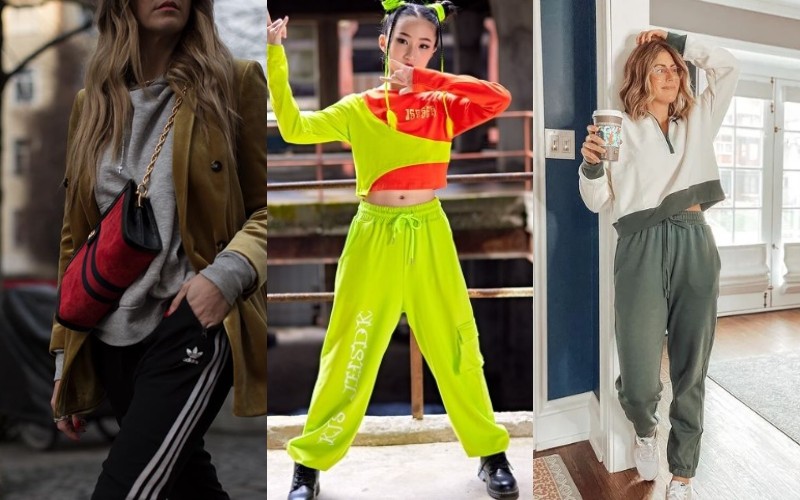 Bạn có thể thỏa sức sáng tạo phối quần Sweatpants với trang phục khác nhau Bạn có thể thỏa sức sáng tạo phối quần Sweatpants với trang phục khác nhau