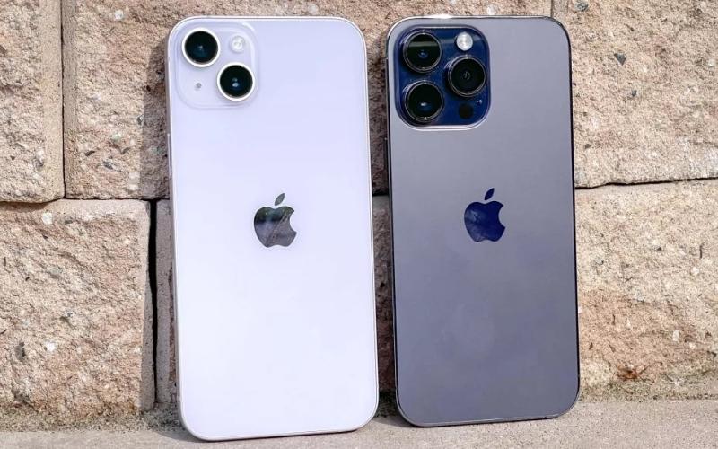 iPhone 14 Plus (trái) và Pro Max