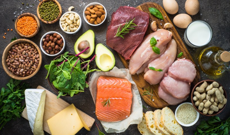 Nguồn cung của calo đến từ các loại thực phẩm chứa tinh bột, đường, protein, chất béo