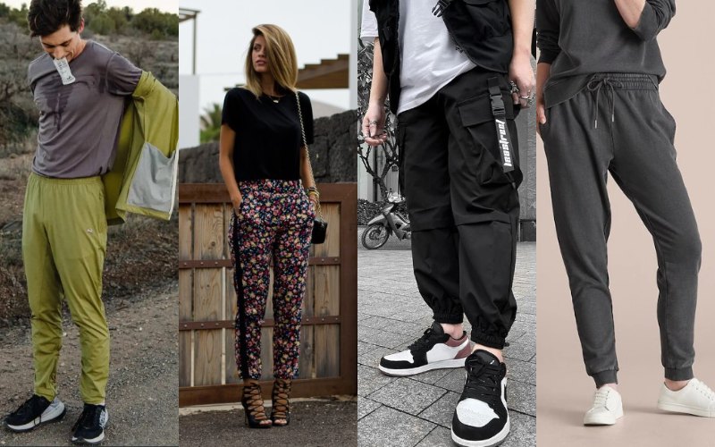 Phân loại quần Jogger theo thiết kế Phân loại quần Jogger theo thiết kế