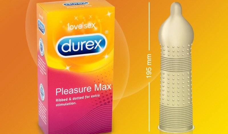Bao cao su gai Durex Pleasuremax