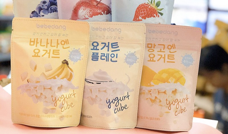Sữa chua khô Bebedang là sản phẩm có xuất xứ từ Hàn Quốc