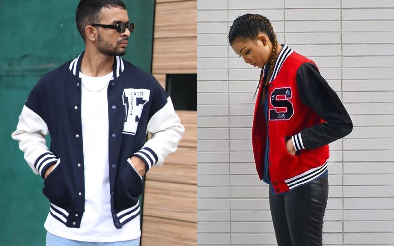 Varsity jacket là kiểu áo khoác bóng chày