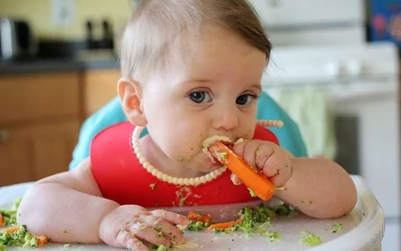 Ăn dặm kiểu BLW là phương pháp bé tự quyết định quá trình ăn của mình ngay từ đầu