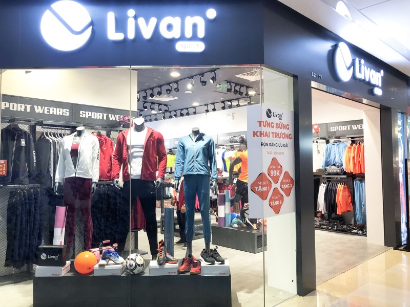 Một cửa hàng Livan Sport ở Việt Nam