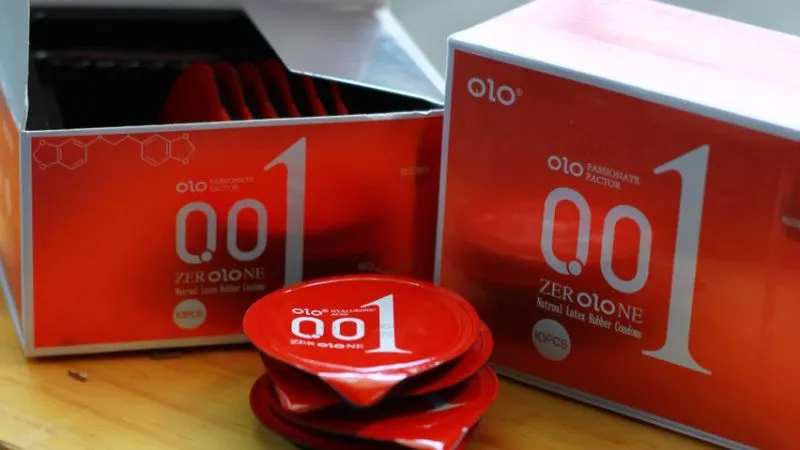 Bao Cao Su Olo 0.01 đỏ