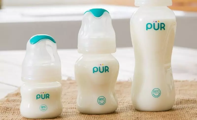 Bình sữa cổ hẹp Pur