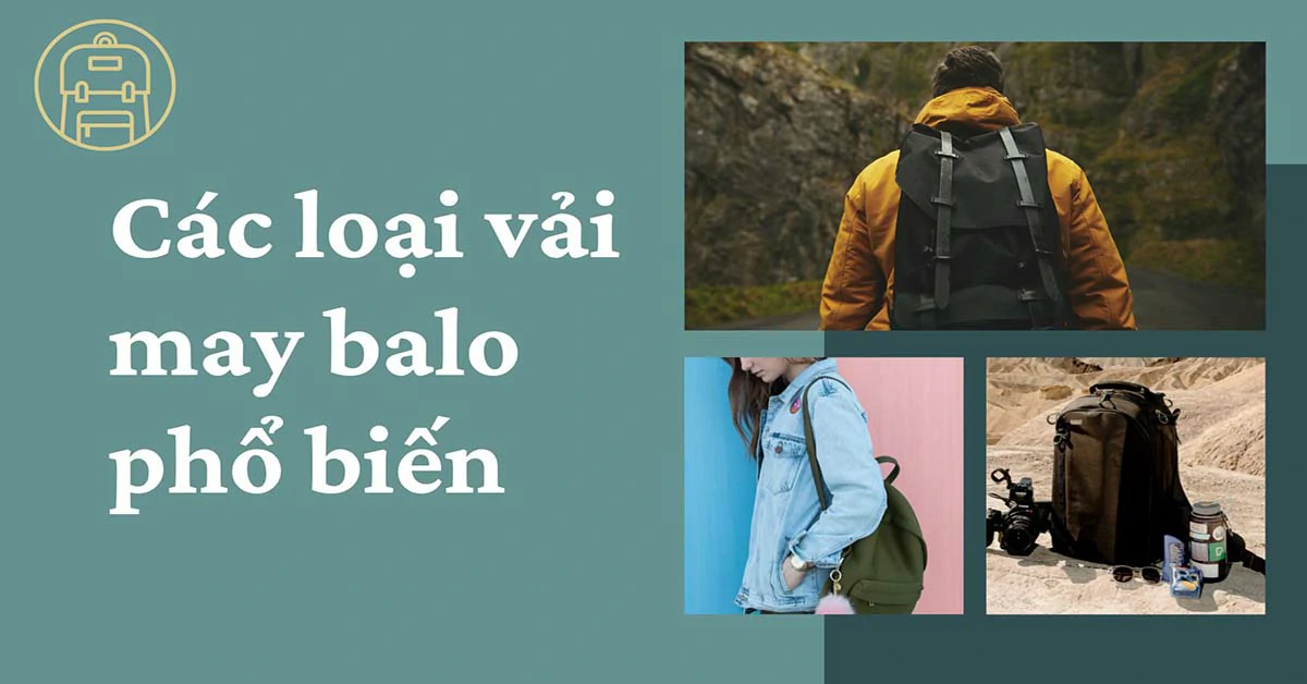 các loại vải may balo