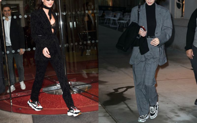 Chunky sneaker có thể phối theo phong cách sang trọng