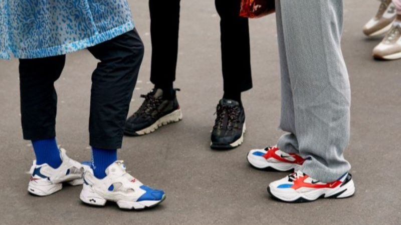 Chunky sneaker có thiết kế nổi bật