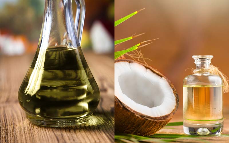 Dầu mù u kết hợp với dầu dừa