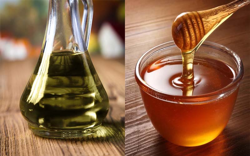 Dầu mù u với mật ong