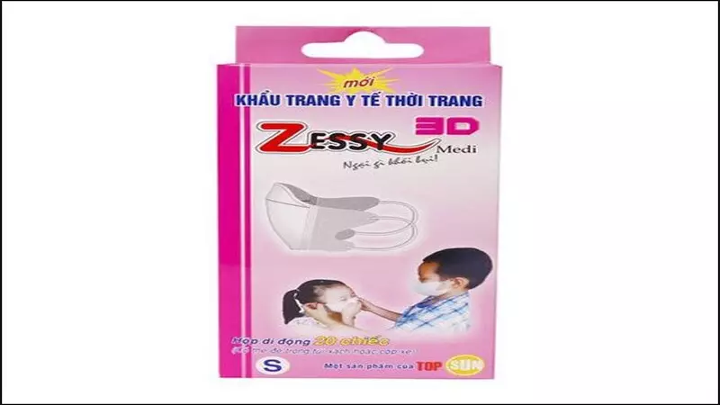 Khẩu trang Zessy y tế 3D