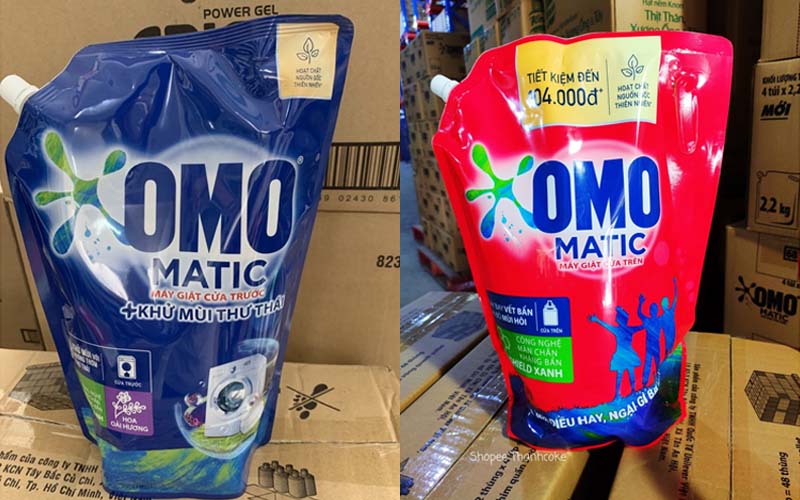 Nước giặt xả OMO Matic