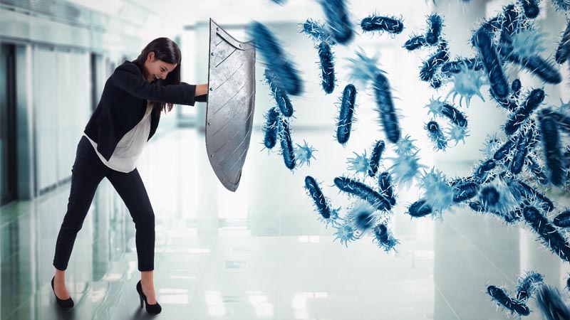 Công nghệ Nano có khả năng kháng khuẩn cũng như tiêu diệt vi khuẩn, virus