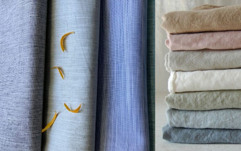 Vải linen bột