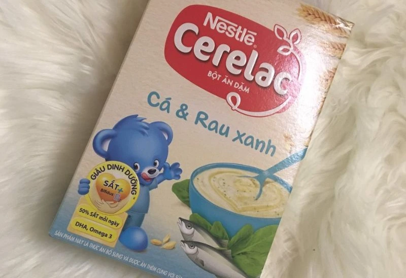 Nestle Cerelac Cá và Rau xanh